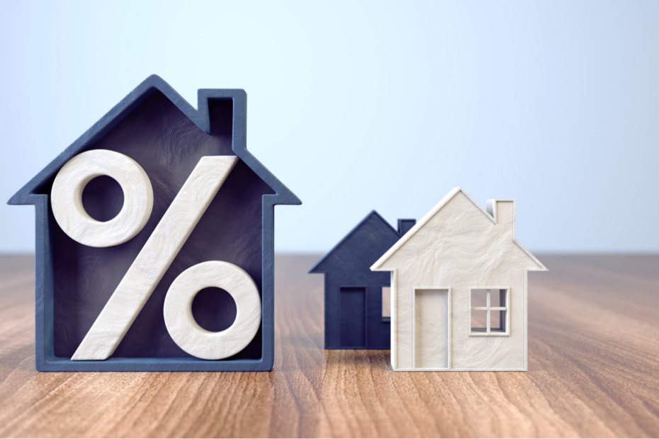 mortgage rate percentage inside a home